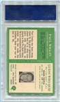 1966 Philadelphia Football #51 Paul Wiggins PSA 8