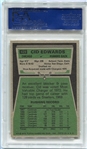 1975 Topps Football #429 Cid Edwards PSA 9
