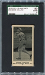 1916 M101-5 Blank Back #33 Eddie Collins SGC 80