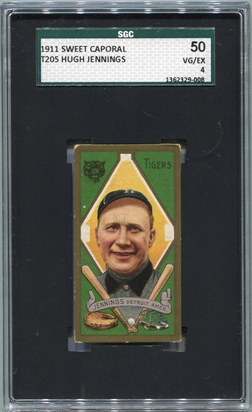 T205 Hugh Jennings SGC 50