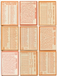 1964 Topps Lot of 10 Different w/HOFers, Checklists and Team Cards