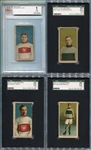 C56 1910-11 Imperial Tobacco Hockey Lot of 4 HOFers All Graded