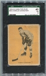 V288 1933-34 Hamilton Gum #49 Charlie Conacher HOFer SGC 40