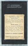 V288 1933-34 Hamilton Gum #49 Charlie Conacher HOFer SGC 40