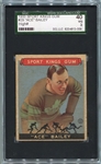 R338 1933 Sport Kings #29 Ace Bailey Hockey HOFer SGC 40