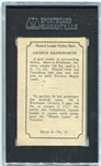 V304A 1933-34 O-Pee-Chee A-15 George Hainsworth SGC 10