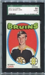 1971-72 Topps Hockey #100 Bobby Orr SGC 50