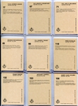 1983 McDiarmid /Cartophilium Hockey HOF Cards Lot of 15 Different Nrmt/MT