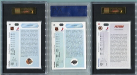 1990/91 & 1991/92 Upper Deck Hockey High Grade Trio PSA 10 and SGC 92 & 96