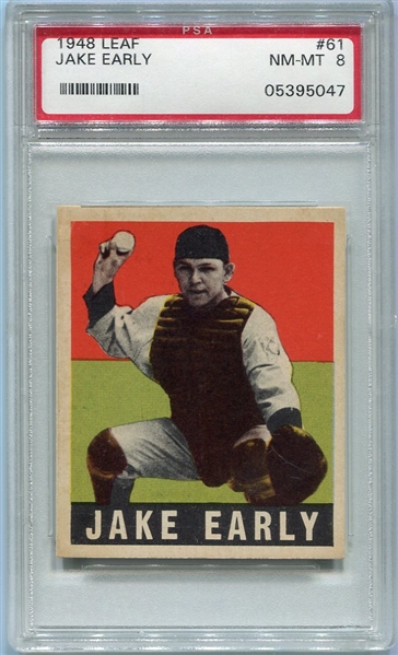 1948 Leaf #61 Jake Early PSA 8