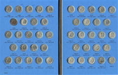Whitman Roosevelt Dimes Album Starting 1965 Complete to 1991