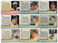 1962 Post Cereal Lot of 34 Mostly Different w/HOFers & SP's