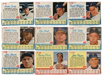 1962 Post Cereal Lot of 34 Mostly Different w/HOFers & SP's