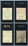1933-35 Goudey Lot of 4 All SGC Graded