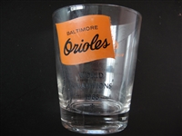 1966 Baltimore Orioles World Champions Glass