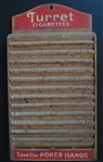 1933 Imperial Tobacco Co. Turret Cigarettes Poker Hands Cards, Premium List and Store Display