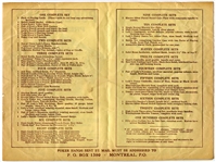 1933 Imperial Tobacco Co. Turret Cigarettes Poker Hands Cards, Premium List and Store Display