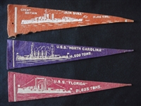 BF13 Battleship Bakery Felts Lot of 3