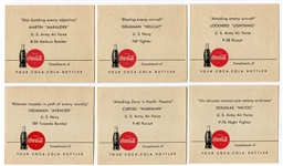 FA1A 1940's Coca-Cola America's Fighting Planes Complete 20 Card Set in Original Package