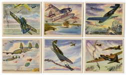 FA1A 1940's Coca-Cola America's Fighting Planes Complete 20 Card Set in Original Package