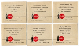 FA1A 1940's Coca-Cola America's Fighting Planes Complete 20 Card Set in Original Package