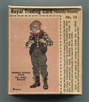 F219 1950 Royal Dessert Unopened Box w/Howdy Doody Star Oil Well Willie On the Back