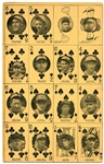 W560 Uncut Sheet of 16 with 5 HOFers
