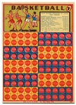1930's W.H. Brady Baseball, Basketball and Football 1 Cent Punchboard's 