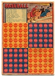1930's W.H. Brady Baseball, Basketball and Football 1 Cent Punchboard's 