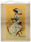 S58 1910 Hamilton King Girls Large Silk Horse Show Girl
