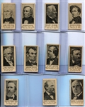 W589-2 1930's U.S. Presidents Lot of 11 Different