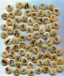 P1 1890's Actress Pinback lot of 77 Mostly Different
