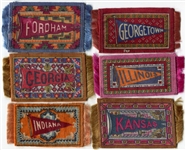 B51 College Pennant Felts/Rugs Lot of 25 Mostly Different