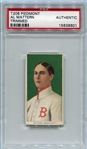 T206 Lot of 9 Different PSA Graded Several Back Stamped