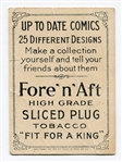 T114 Fore'n'Aft Cigarettes Up to Date Comics Sweet Sixteen and Never Been Kissed