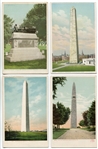 Early 1900s Lot of 17 Different Detroit Publishing Postcards Famous American Monuments & Sites