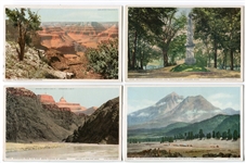 Early 1900's Lot of 17 Different Detroit Publishing Postcards Famous American Monuments & Sites