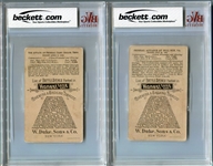 N99 Battle Scenes Lot of 5 Different Beckett Graded