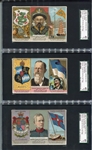 N126 Duke Rulers, Flags, Arms of All Nations Lot of 4 Different Triple Folders SGC Graded