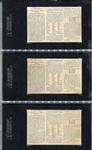 N126 Duke Rulers, Flags, Arms of All Nations Lot of 4 Different Triple Folders SGC Graded