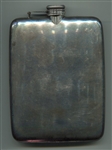 1922 Chicago vs. New York Baseball Commemorative Sterling Silverplated Flask