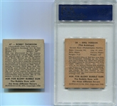 1948 Bowman Baseball Emil Verban & Bobby Thomson