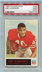 1965 Philadelphia Football #167 Abe Woodson PSA 9PD