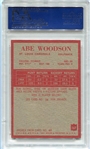 1965 Philadelphia Football #167 Abe Woodson PSA 9PD