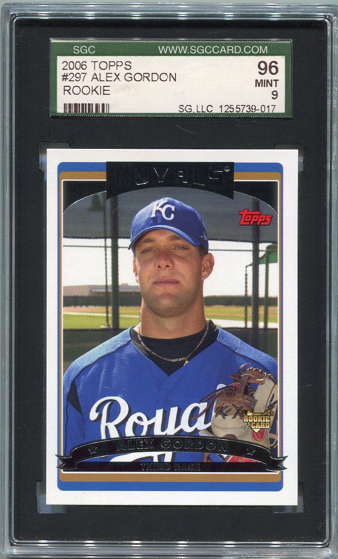 Alex Gordon Rookie Card2007 Topps Rookie 1952 Edition Chrome Alex Gordon Tcrc14 On Kronozio