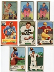 1935 to 1956 Football Card Lot of 8