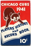 1934-1942 Chicago Cubs Team Issued Booklets