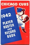 1934-1942 Chicago Cubs Team Issued Booklets