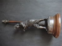 1881 Edward Miller Co. Hartford Baseball Club Oil Lamp Figure