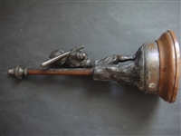 1881 Edward Miller Co. Hartford Baseball Club Oil Lamp Figure